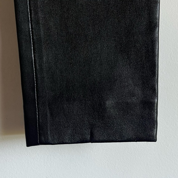 NEW Leather J Crew Collection Leggings in Black Size 00 XXS $495 Retail Sold Out - Picture 5 of 13